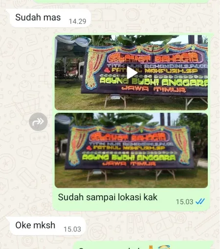 Pengiriman Papan Bunga Kalimiru Bayan