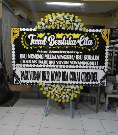 Papan Bunga Duka Kalimiru Bayan
